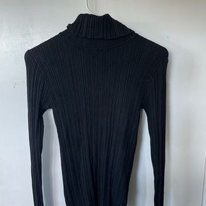 Black turtle neck